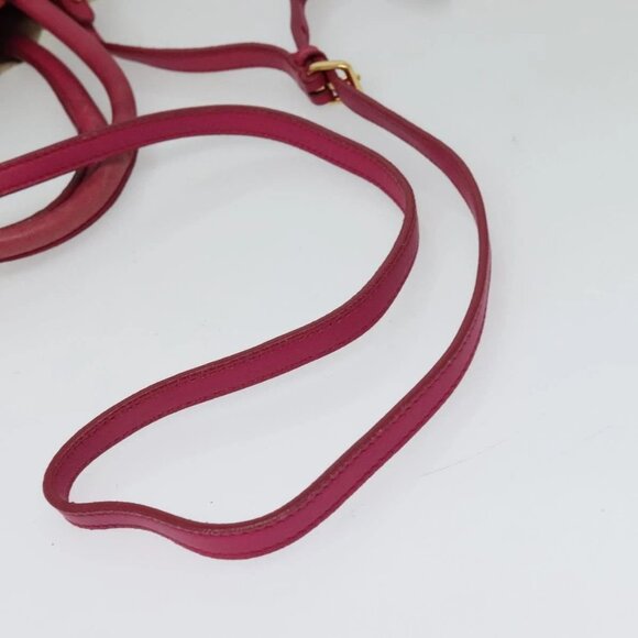 PRADA Hand Bag Nylon 2way White Gold Auth 141530 - Picture 8 of 16